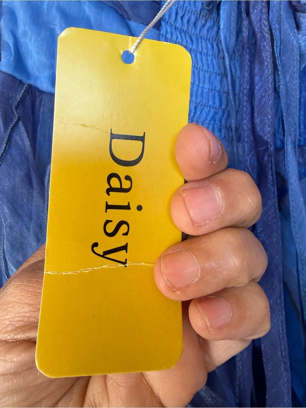 Daisy Layered Ruffle Dress in Blue Ombre Size S (NWT) - Picture 4 of 6